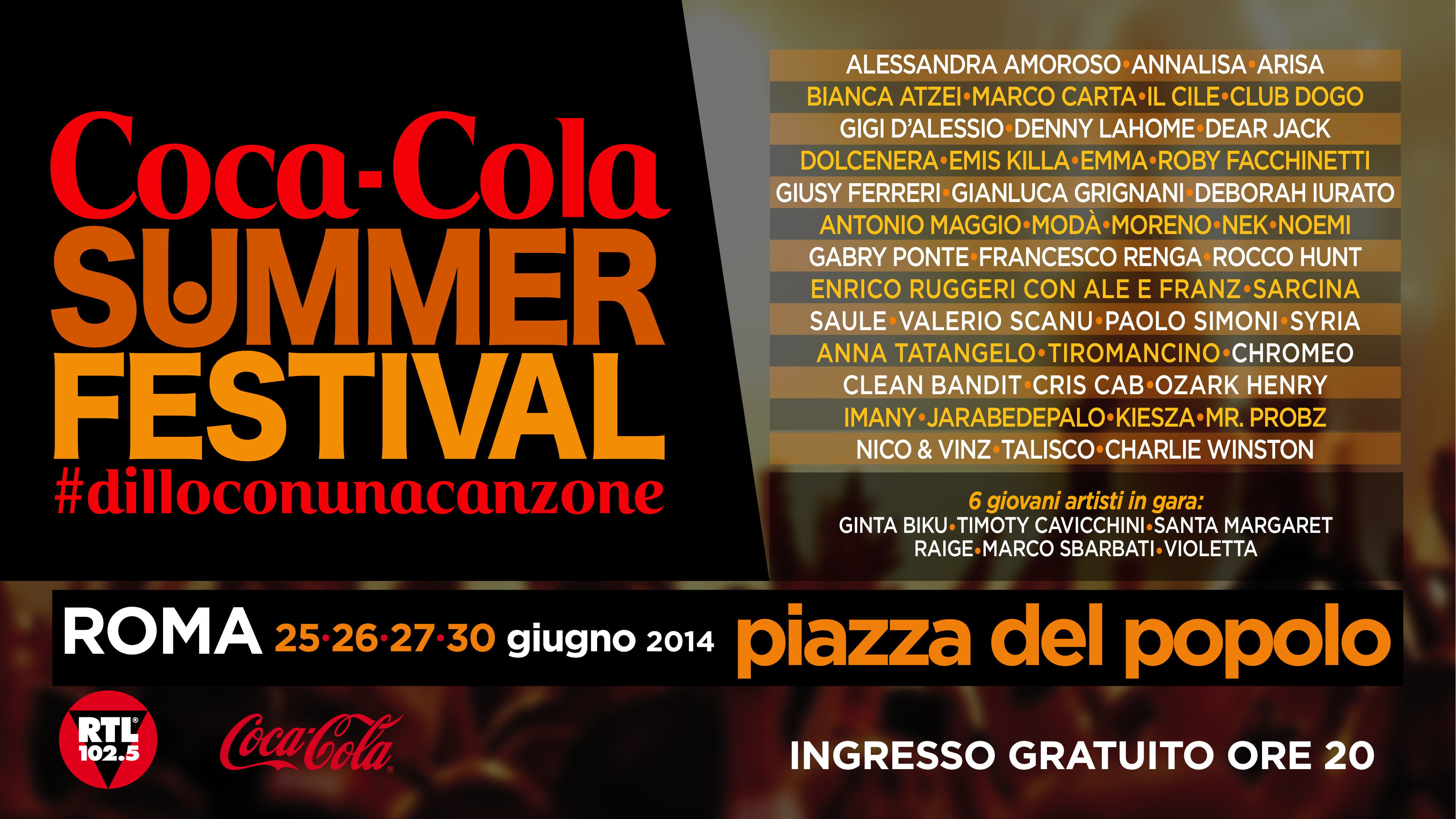 CocaCola SUMMER FESTIVAL CocaCola Summer Festival Archivio Witty TV